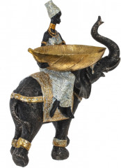 Фигурка декоративная «Африканка на слоне» - Фото 3