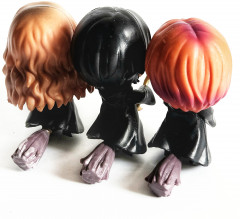 Набор фигурок «Гарри Поттер, Гермиона и Рон на метле» - Фото 1