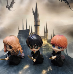 Набор фигурок «Гарри Поттер, Гермиона и Рон на метле» - Фото 3