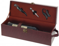 Шкатулка для бутылки с набором для вина - Фото 2