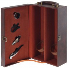 Шкатулка для бутылок с набором сомелье - Фото 2