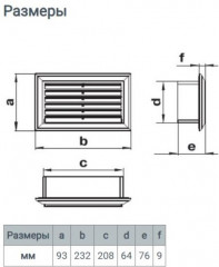 Решетка вентиляционная неразъемная с фланцем «Люкс» - Фото 4