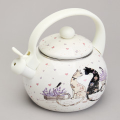 Чайник со свистком «Lavander cats» - Фото 3