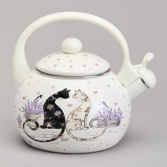 Чайник со свистком «Lavander cats» - Фото 4