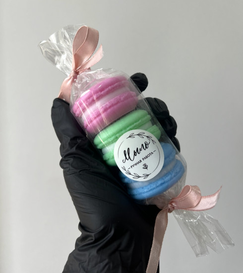 Мыло сувенирное ручной работы «Макаруны»