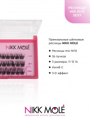 Набор пучковых накладных ресниц «Mix №12 Sexy» - Фото 4