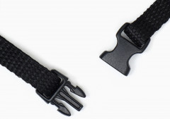 Намордник пластиковый, размер 4, ДН 7,5 см, ОМ 25 см, ошейник 40-55х1,5 см - Фото 4