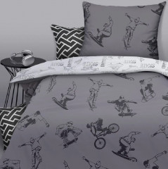 Комплект детского постельного белья «На спорте» - Фото 1