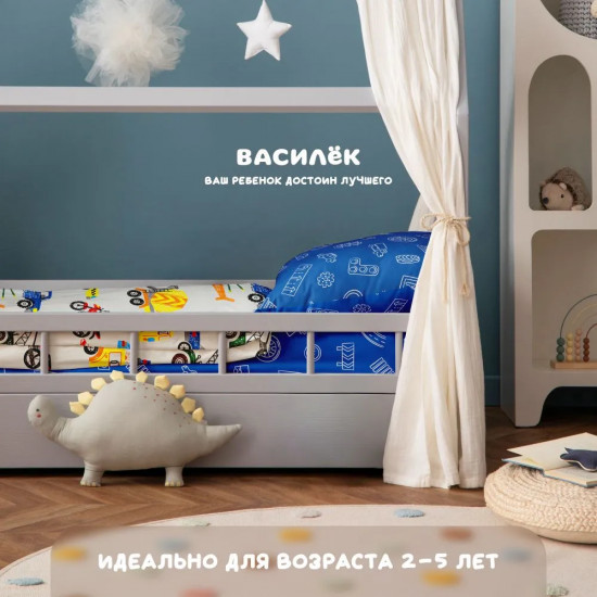 Комплект детского постельного белья «Машинки»