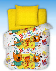 Комплект детского постельного белья «Три кота» - Фото 3