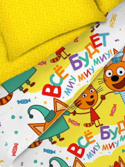 Комплект детского постельного белья «Три кота» - Фото 5