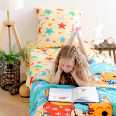 Комплект детского постельного белья «Три кота на пляже» - Фото 8