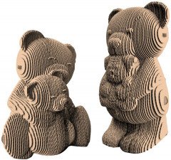 3D пазл «Мишки и щенок» - Фото 10