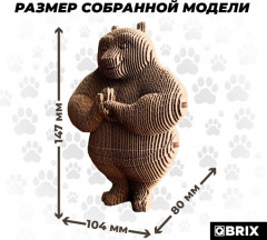 3D пазл «Панда» - Фото 6