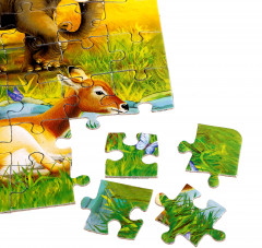 Пазл «Обитатели саванны» - Фото 1