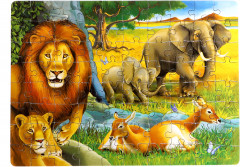 Пазл «Обитатели саванны» - Фото 2