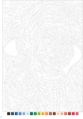 Раскраска «Les Grand Classiques Special Portraits» - Фото 4