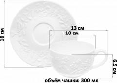 Набор чайных пар «Птички на ветке» - Фото 8