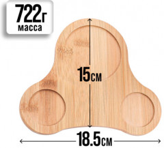 Набор банок на подставке с ложкой - Фото 1