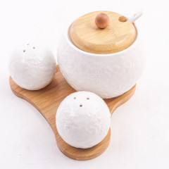 Набор банок на подставке с ложкой - Фото 5