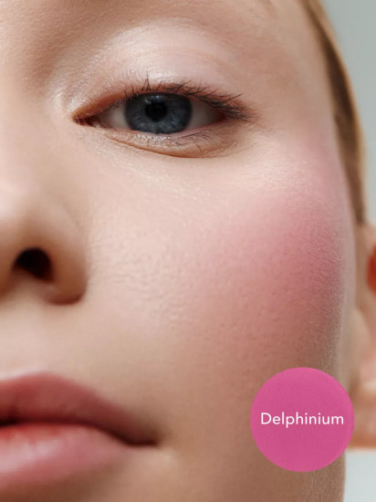 Румяна-суфле для макияжа лица кремовые «Crimson Blush», оттенок Delphinium