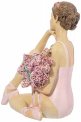 Статуэтка «Балерина с цветами в розовом» - Фото 4