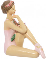 Статуэтка «Балерина с цветами в розовом» - Фото 6