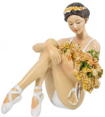 Статуэтка «Балерина с цветами в белом» - Фото 4