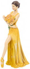 Статуэтка «Балерина с цветами в желтом» - Фото 4