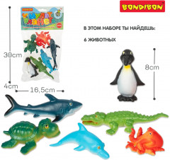 Набор фигурок «Мультпланета. Животные океана» - Фото 10