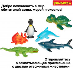 Набор фигурок «Мультпланета. Животные океана» - Фото 17