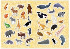 Книга с наклейками «Животные нашей планеты» - Фото 2