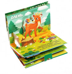 Книжка-панорамка 3D «Кто прячется в лесу?» - Фото 4
