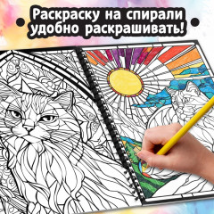 Раскраска-антистресс «Кэтсбук» - Фото 1