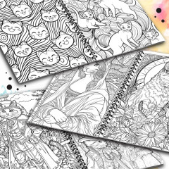 Раскраска-антистресс «Кэтсбук» - Фото 4