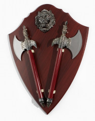 Сувенирное оружие «Топоры с когтем на планшете» - Фото 1