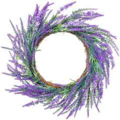 Венок пасхальный «Лавандовое поле» - Фото 3