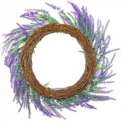 Венок пасхальный «Лавандовое поле» - Фото 4
