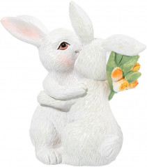 Фигурка декоративная «Кролики с тюльпанами» - Фото 6