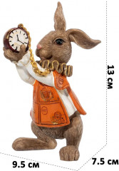 Фигурка декоративная «Кролик с часами» - Фото 1