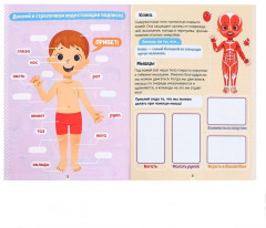 Набор книжек с наклейками «Тело человека» - Фото 3