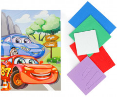 Аппликация из ЭВА «Тачки» - Фото 1