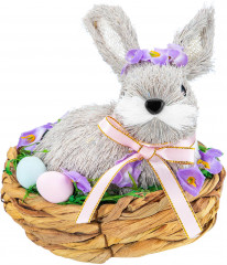 Украшение пасхальное «Кролик в гнезде» - Фото 5