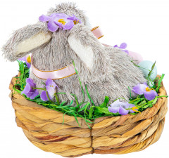 Украшение пасхальное «Кролик в гнезде» - Фото 8