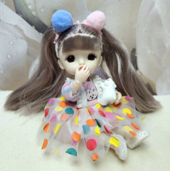 Кукла шарнирная «Каприз в горошек» - Фото 3