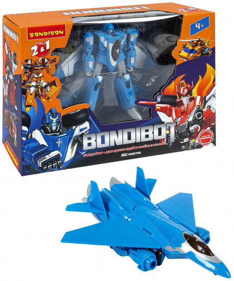 Трансформер «Bondibot 2в1. Робот-самолет»