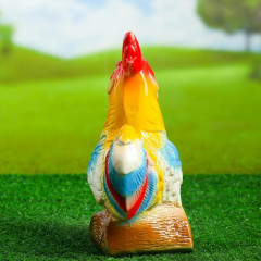 Фигура садовая «Петух на бревне» - Фото 2