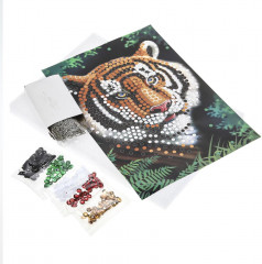 Картина из пайеток «Тигр» - Фото 1