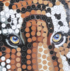 Картина из пайеток «Тигр» - Фото 4