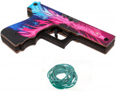 Деревянное декоративное изделие «Пистолет» - Фото 2